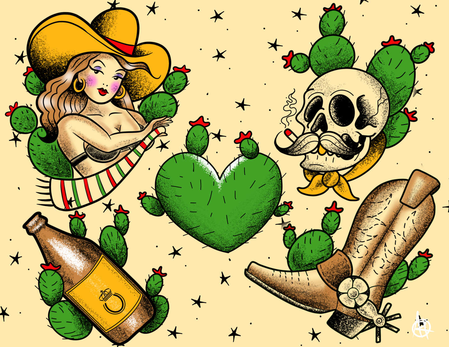 Tattoo Flash Sheet