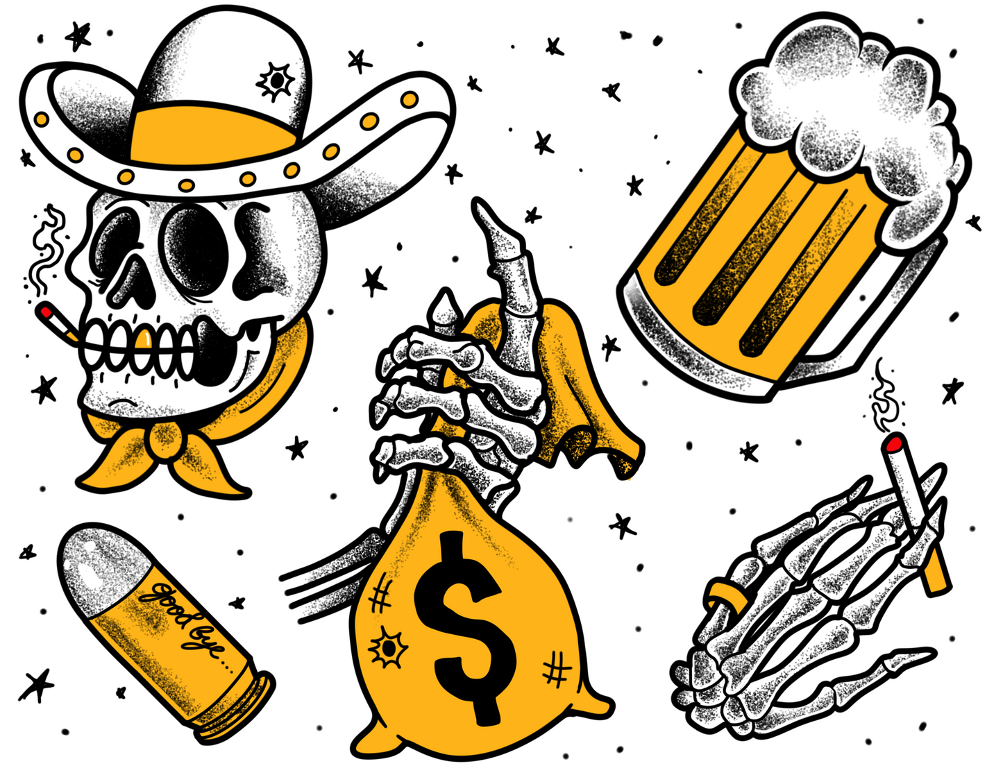 Tattoo Flash Sheet